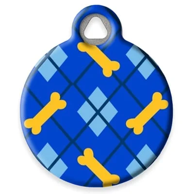 Dapper Dog Pet ID Tag by Dog Tag Art by Lupine Pet