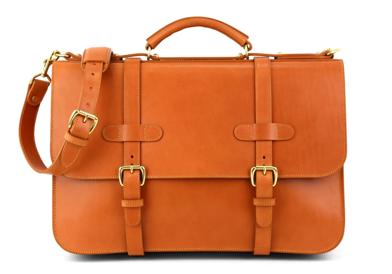 English Briefcase by Frank Clegg Leatherworks