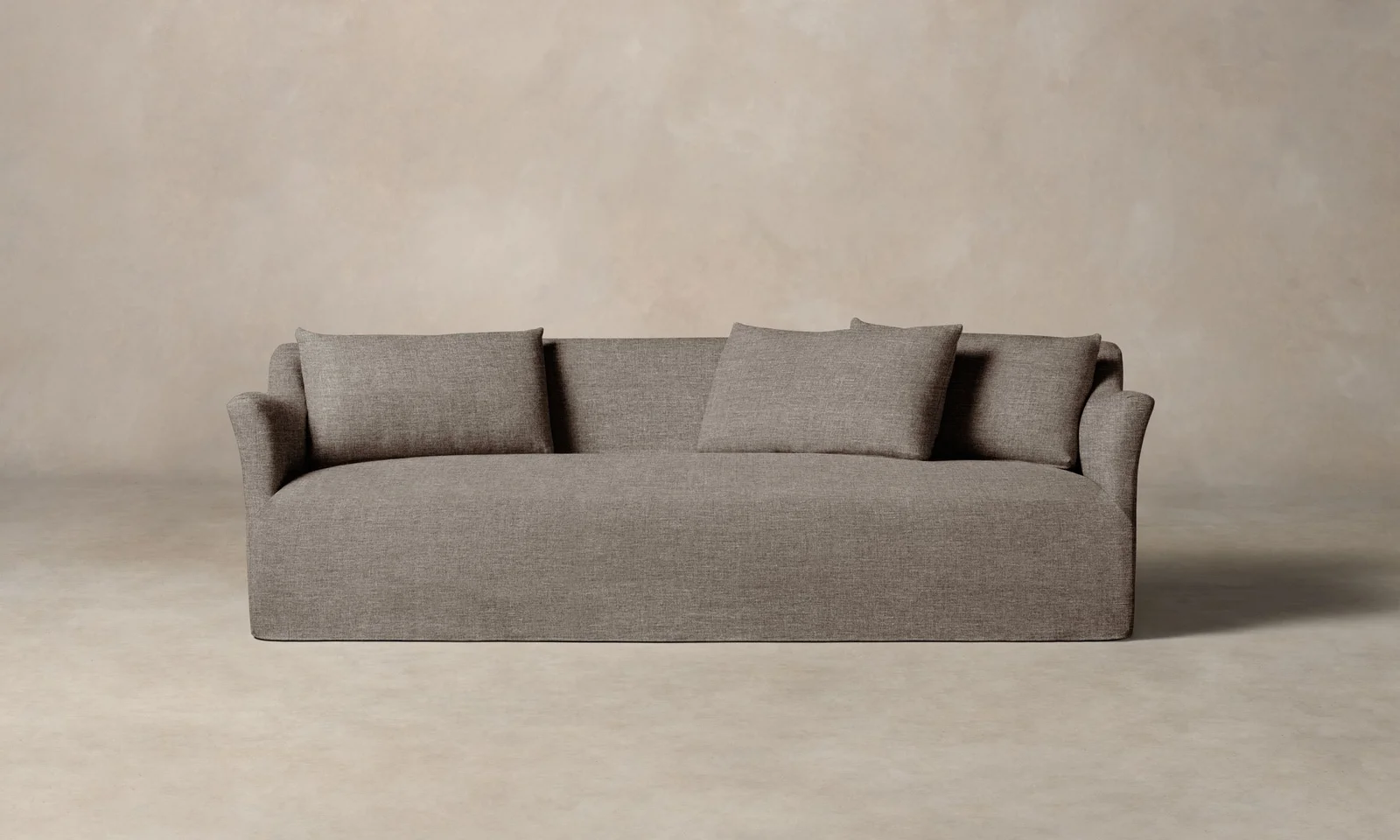 The Leonard Sofa - Heritage Belgian Linen Agate by Maiden Home