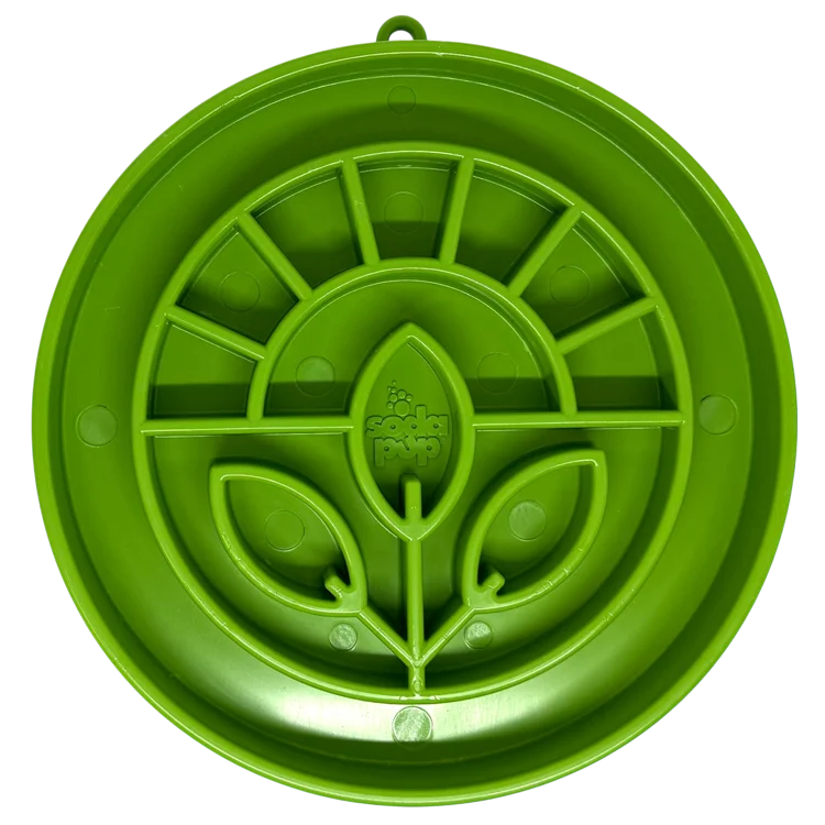 Garden Design eTray - Shallow Slow Feeder Dog Bowl for Enrichment | USA by SodaPup