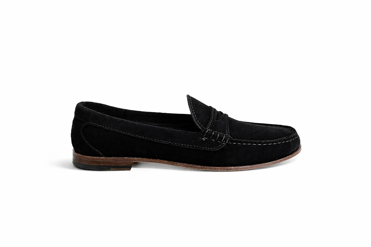 KKB Penny Loafer: Black Suede by Quoddy