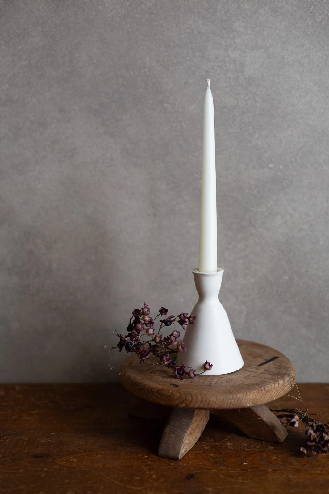 Vase Taper Holder - Sand by Notary Ceramics