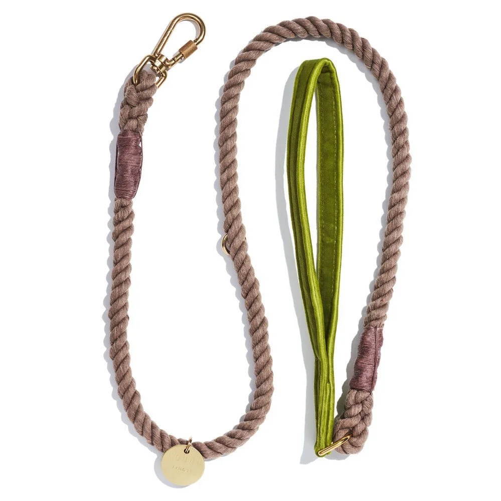 Moss Washable Velvet Animal Leash by Found My Animal