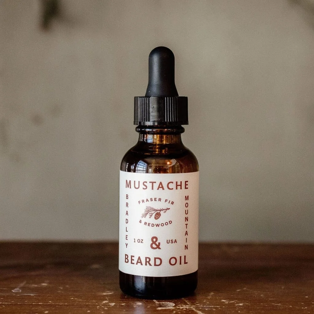 Mustache & Beard Oil - Fraser Fir & Redwood by Bradley Mountain