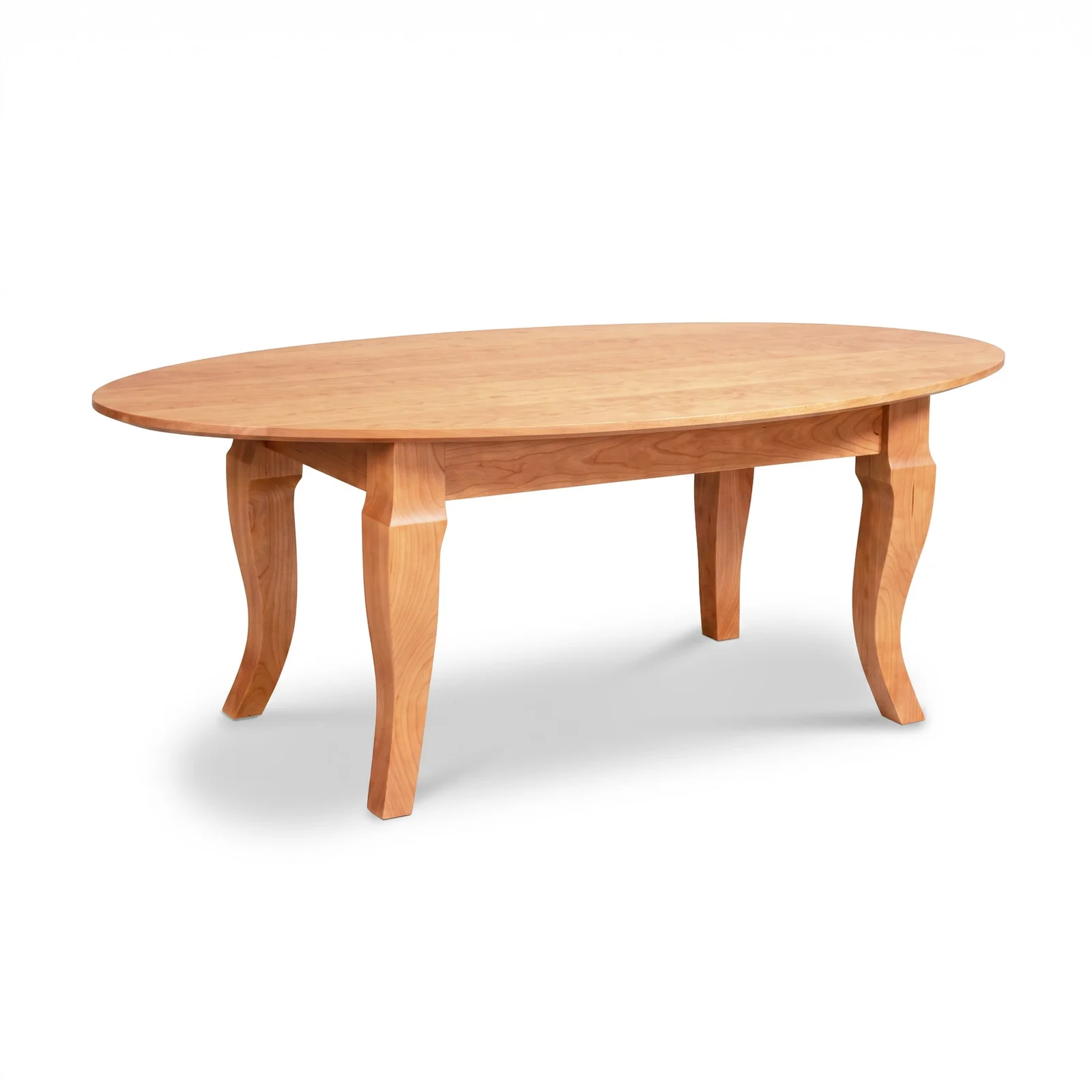 French Country Oval Coffee Table by Vermont Woods Studios