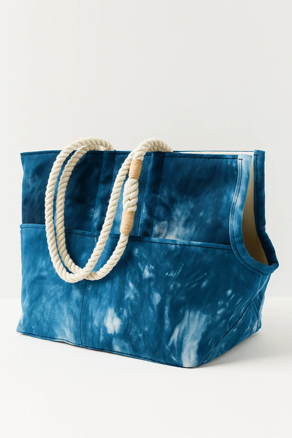 Hand Dyed Indigo Dog Tote by Found My Animal
