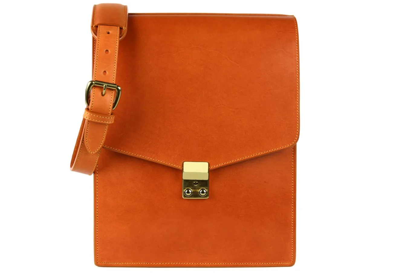 Lock Messenger Bag by Frank Clegg Leatherworks