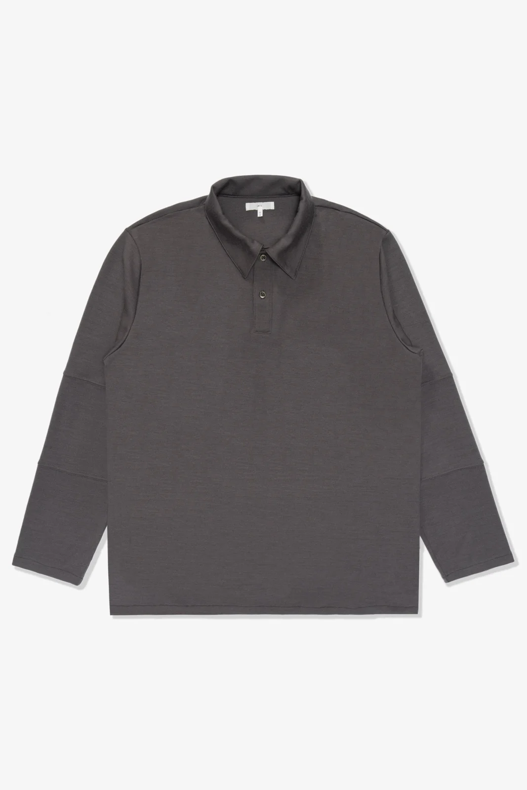 WOOL JERSEY POLO - SLATE GREY by Lady White Co.