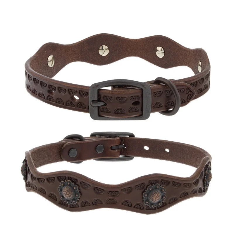 Sundance Leather Dog Collar by Weaver® by Lupine Pet