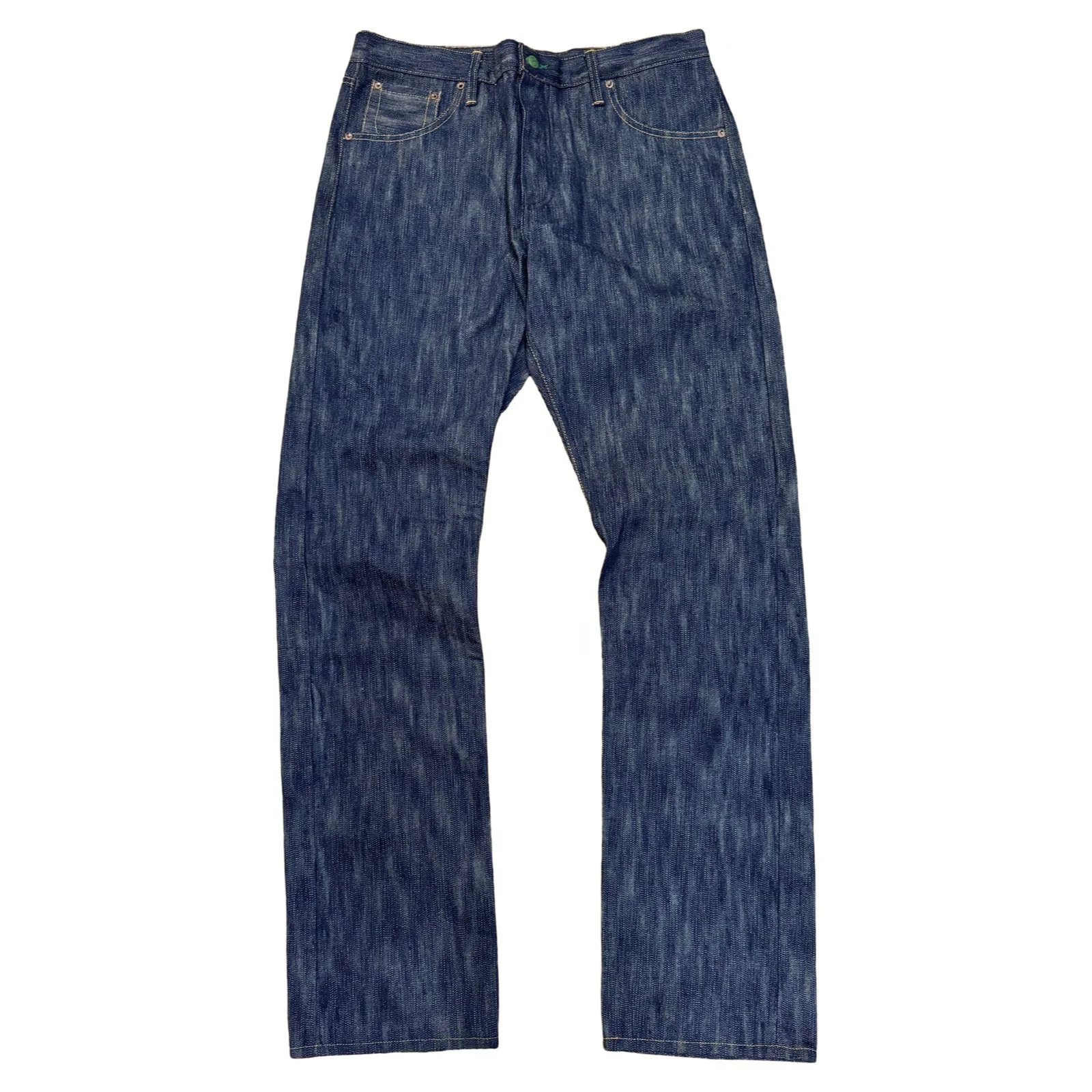 Greaser Tokushima Shoai Hank Dyed denim (Natural plant dyed Indigo) by Left Field NYC