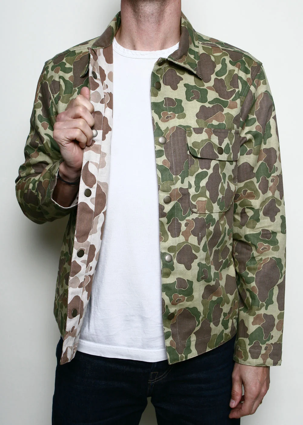 Field Jacket // Reversible Frog Camo by Rogue Territory