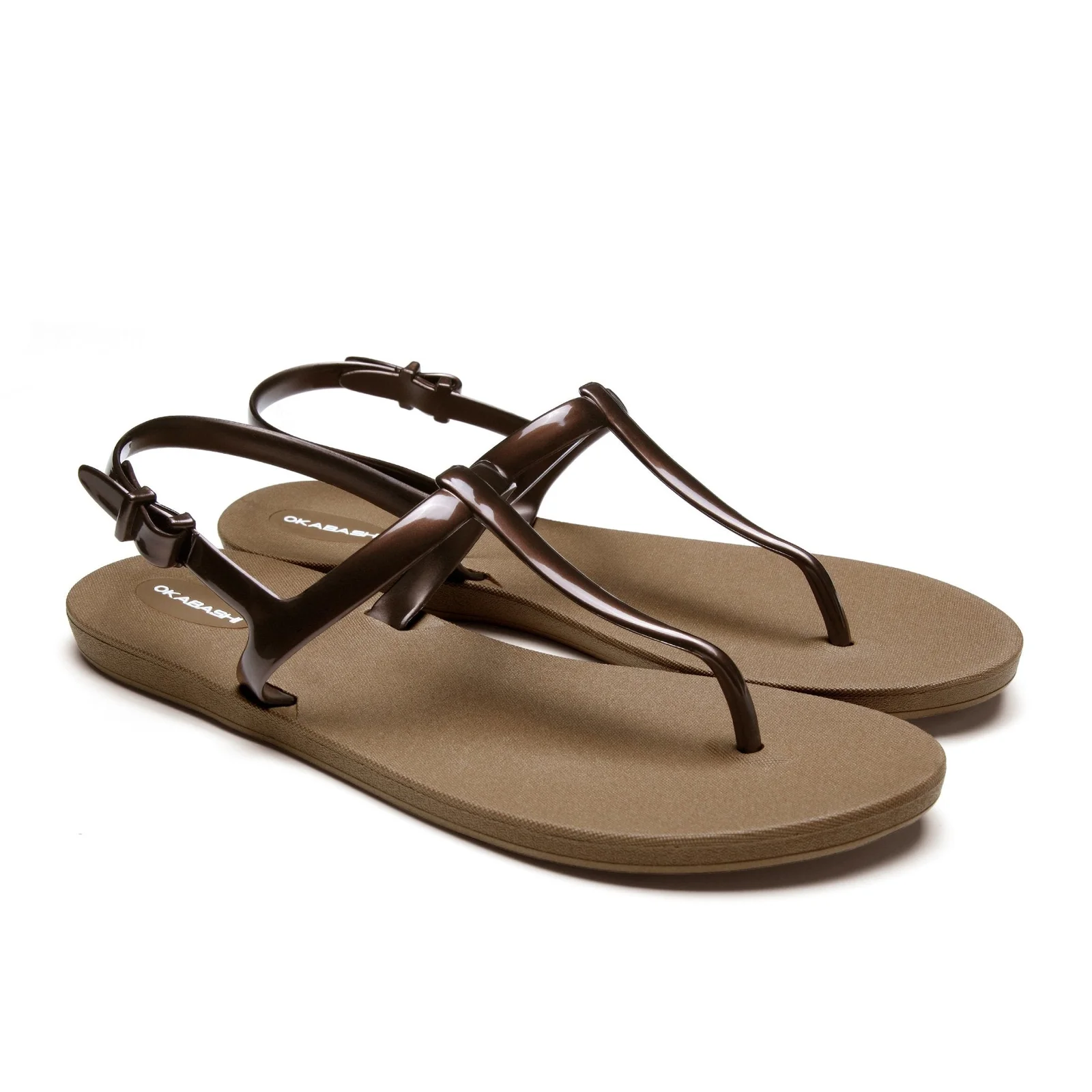 Journey Slim Women's T-Strap Sandals by Okabashi
