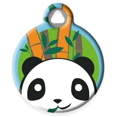 Panda Land Pet ID Tag by Dog Tag Art by Lupine Pet