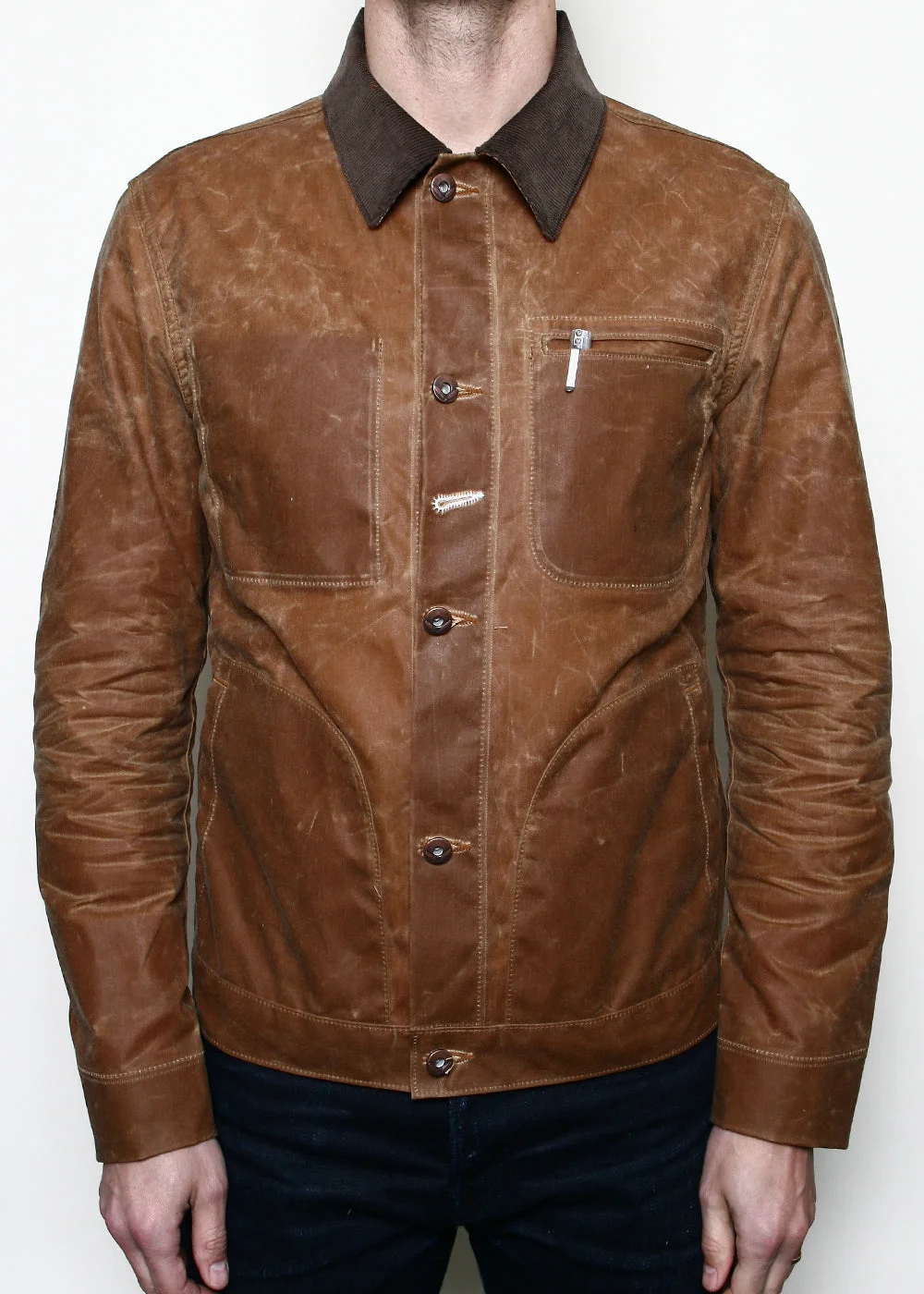 Cord Collar Supply Jacket // Whiskey Ridgeline by Rogue Territory