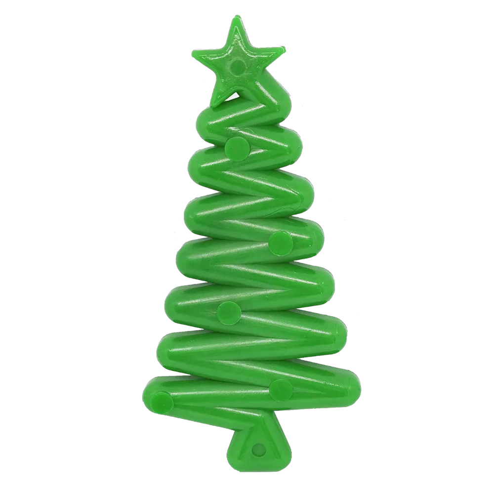 Christmas Tree Nylon Dog Chew Toy for Aggressive Chewers | USA Made & FDA Compliant by SodaPup