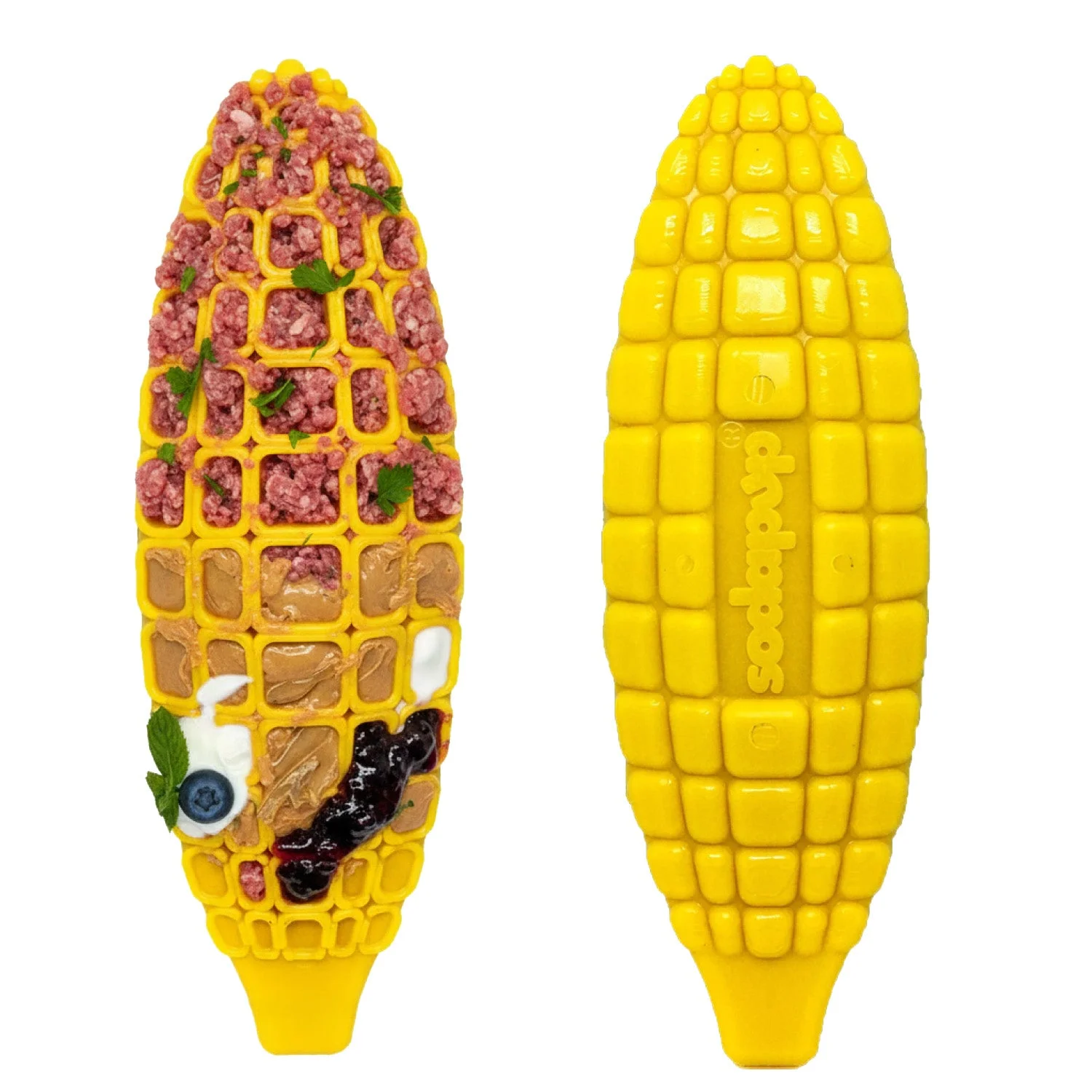 Corn on the Cob Nylon Dog Toy for Aggressive Chewers | USA Made | SodaPup by SodaPup