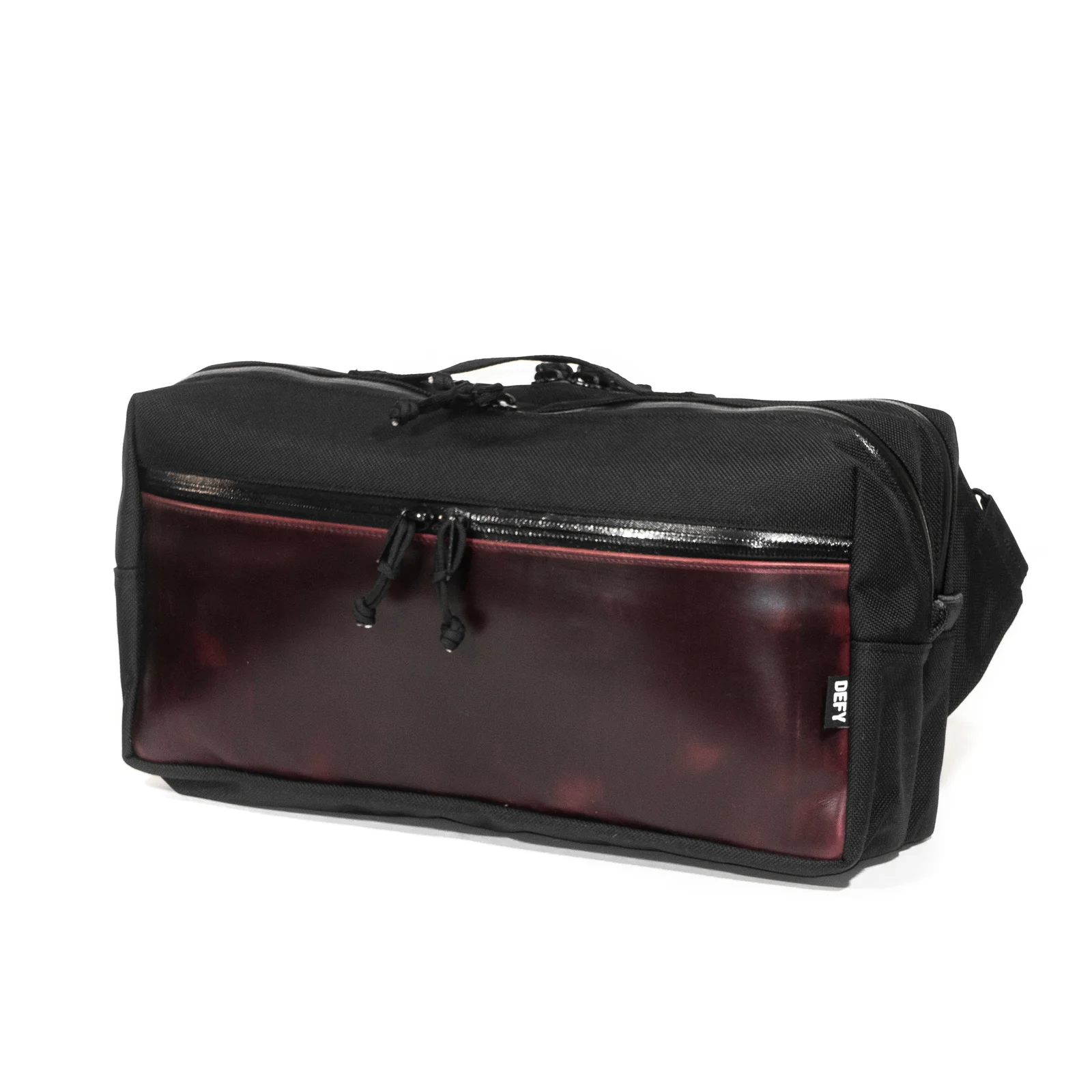 Insidious Sling / Ballistic Nylon + Horween Oxblood Chromexel® Leather / Ships in 6-10 Weeks by Defy Bags