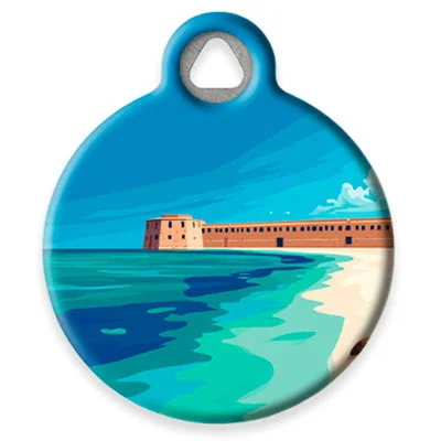Dry Tortugas Pet ID Tag by Dog Tag Art by Lupine Pet