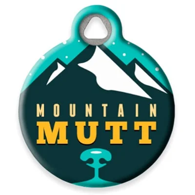 Mountain Mutt Pet ID Tag by Dog Tag Art by Lupine Pet