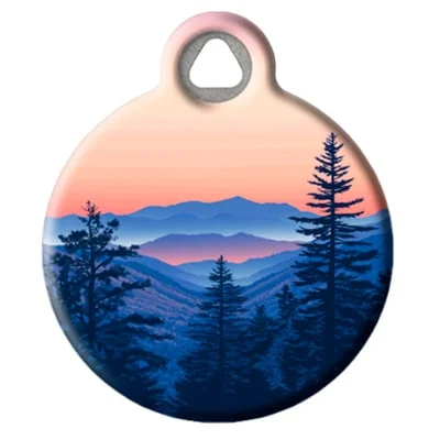 Great Smoky Mountains Pet ID Tag by Dog Tag Art by Lupine Pet