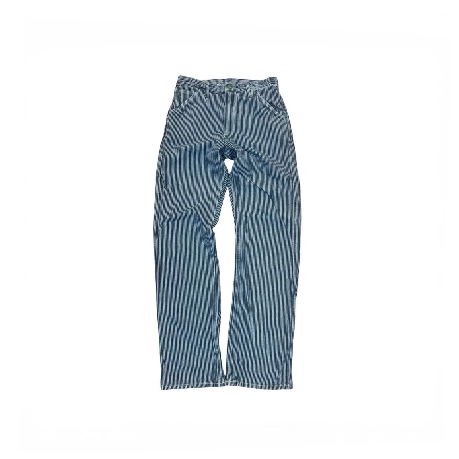 Hickory Stripe Work Uniform Denim Wider Fit by Left Field NYC