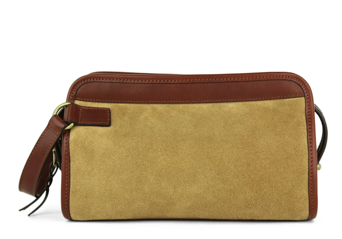 Suede Travel Kit by Frank Clegg Leatherworks