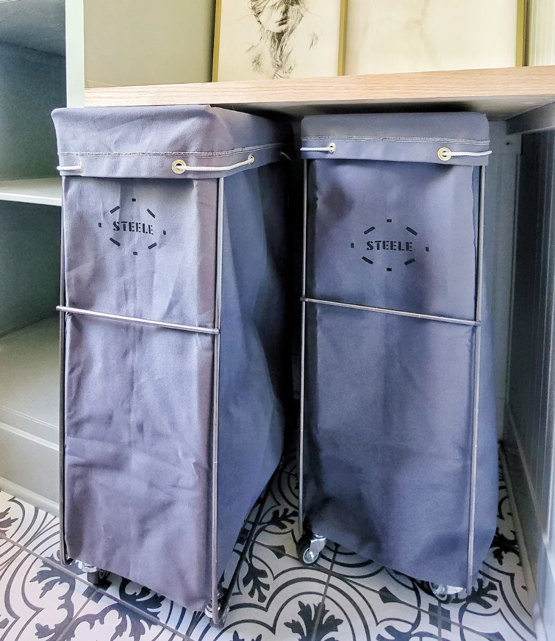 Small Briquette Bag Caddie - Casters by Steele Canvas