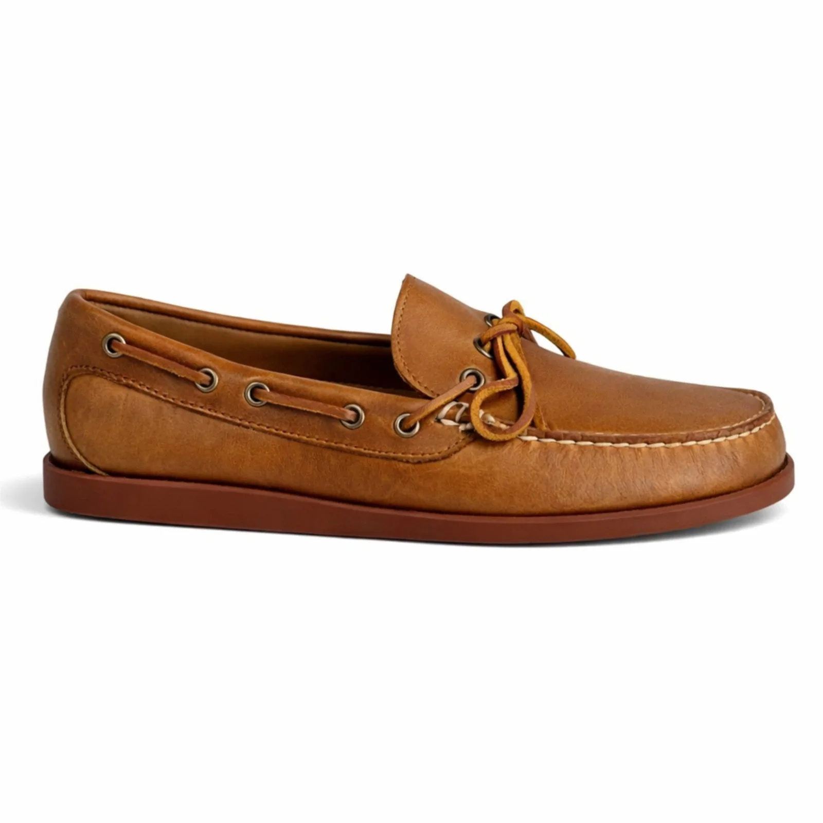 In Stock Men’s Canoe Shoe: Whiskey by Quoddy