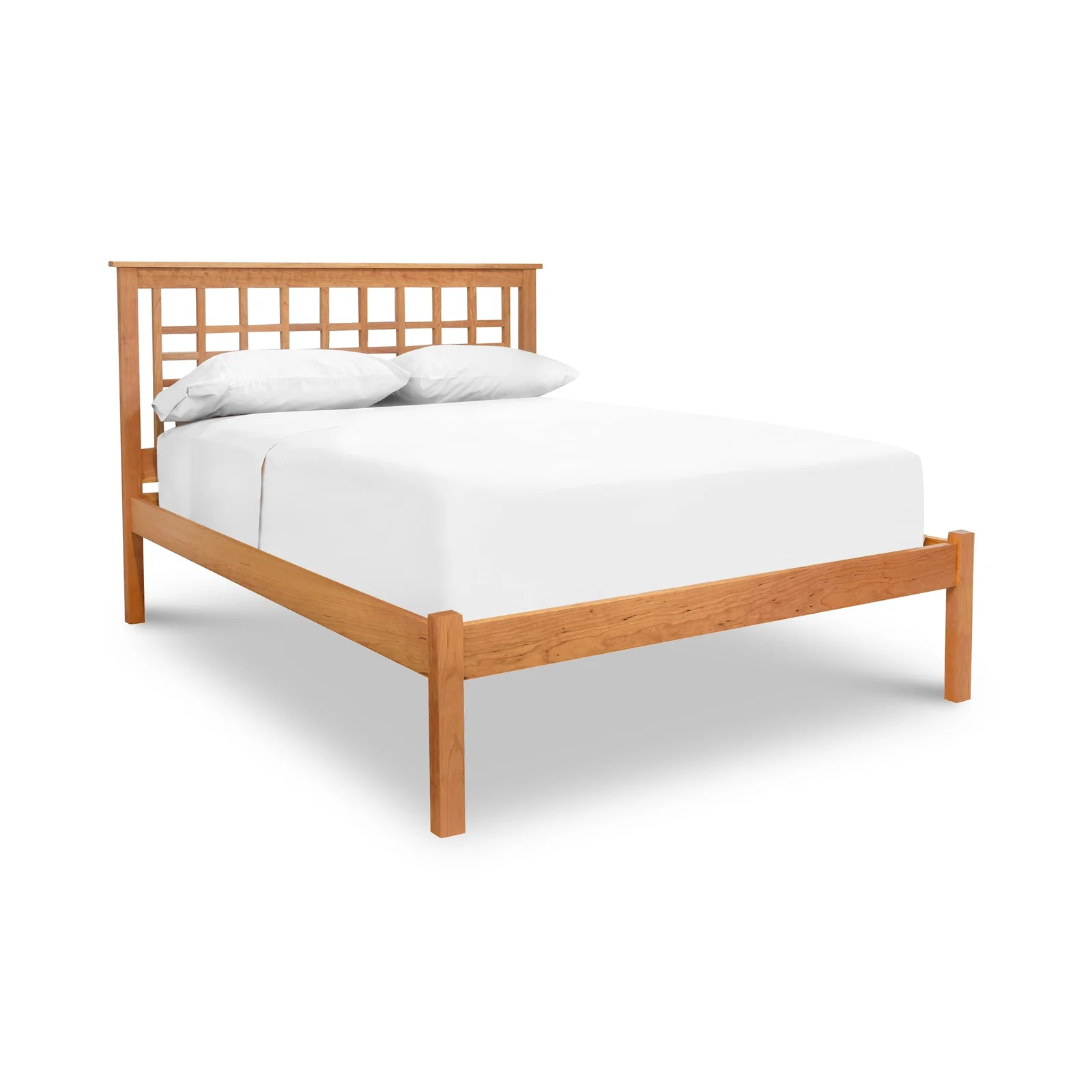 Modern Craftsman Low Footboard Bed by Vermont Woods Studios