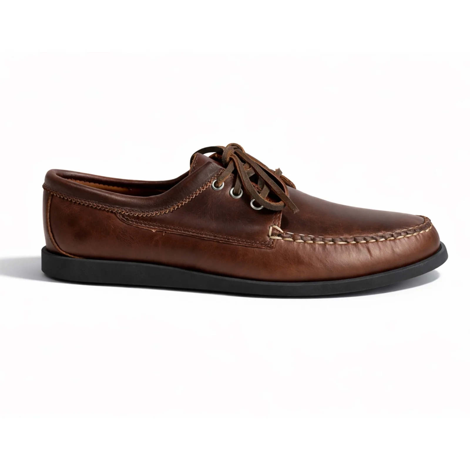 In Stock Men’s Blucher Shoe: Brown by Quoddy