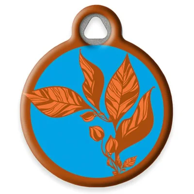 Copper Vine Pet ID Tag by Dog Tag Art by Lupine Pet