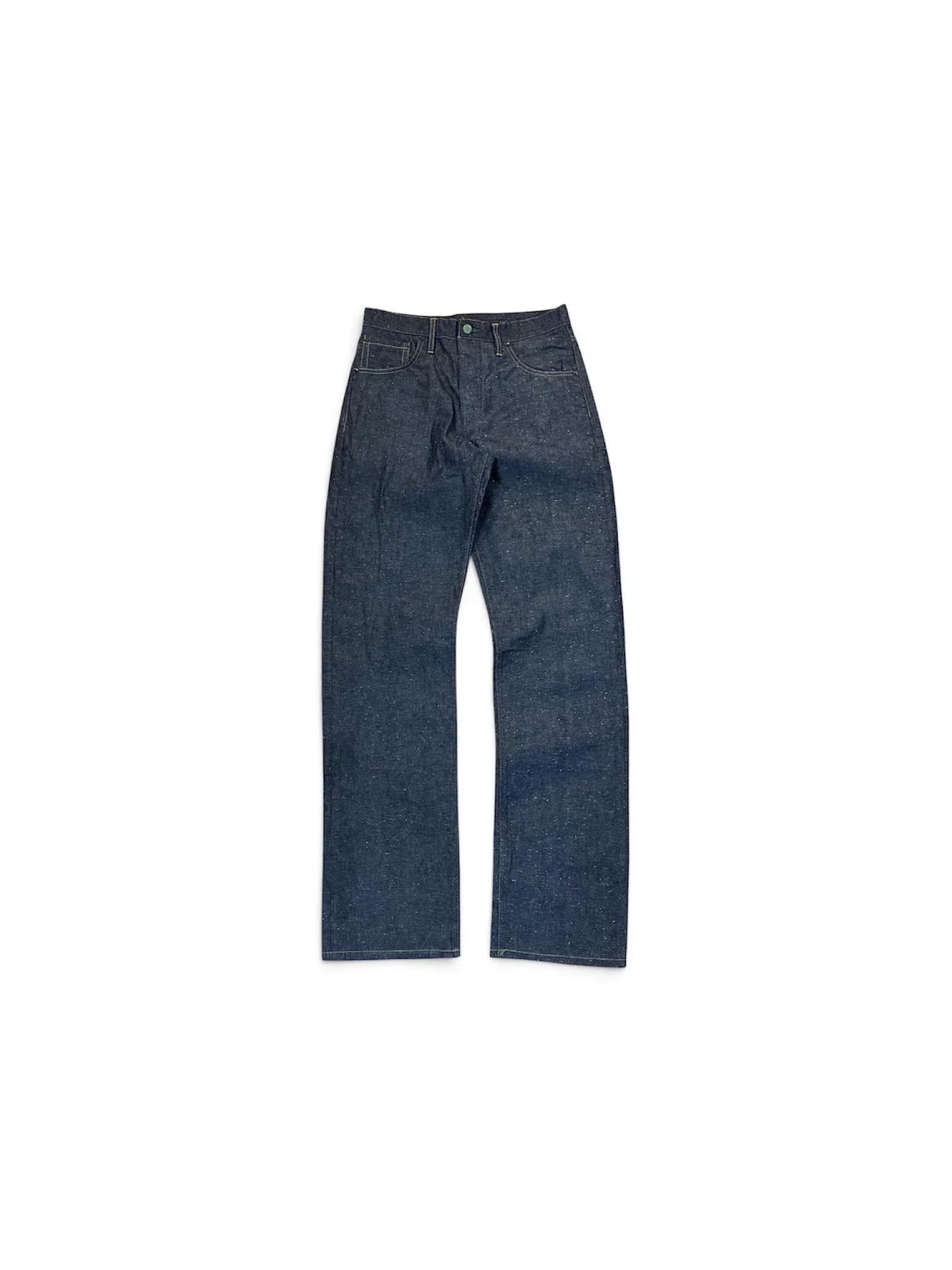 Smokestack Japanese dark blue Indigo 8oz 13% Linen/87% Cotton weight nep denim by Left Field NYC