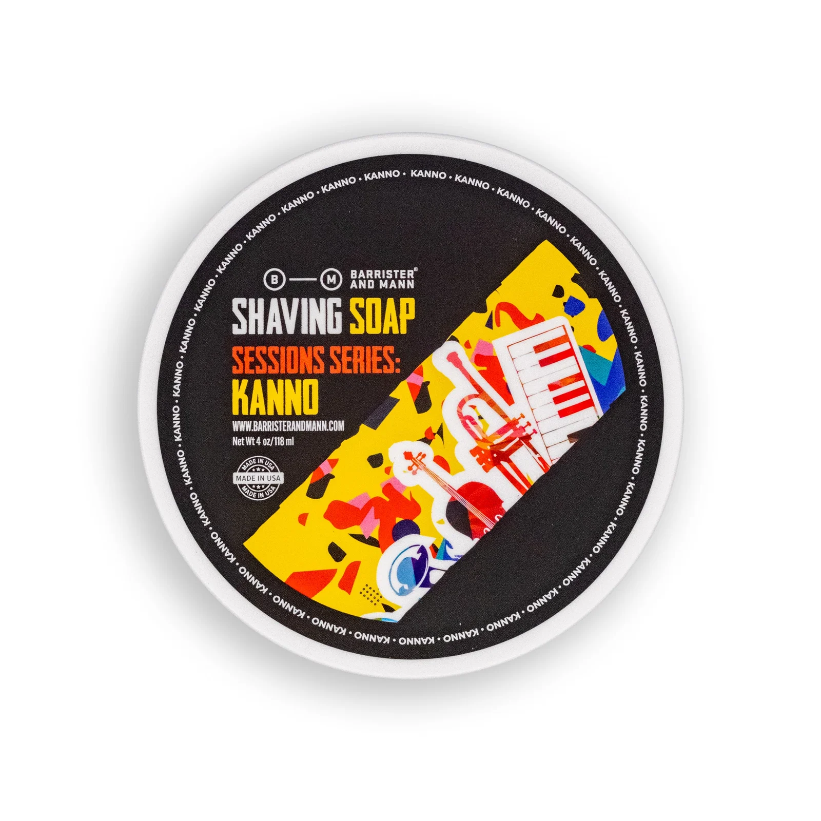 Sessions Series Shaving Soap: Kanno by Barrister and Mann