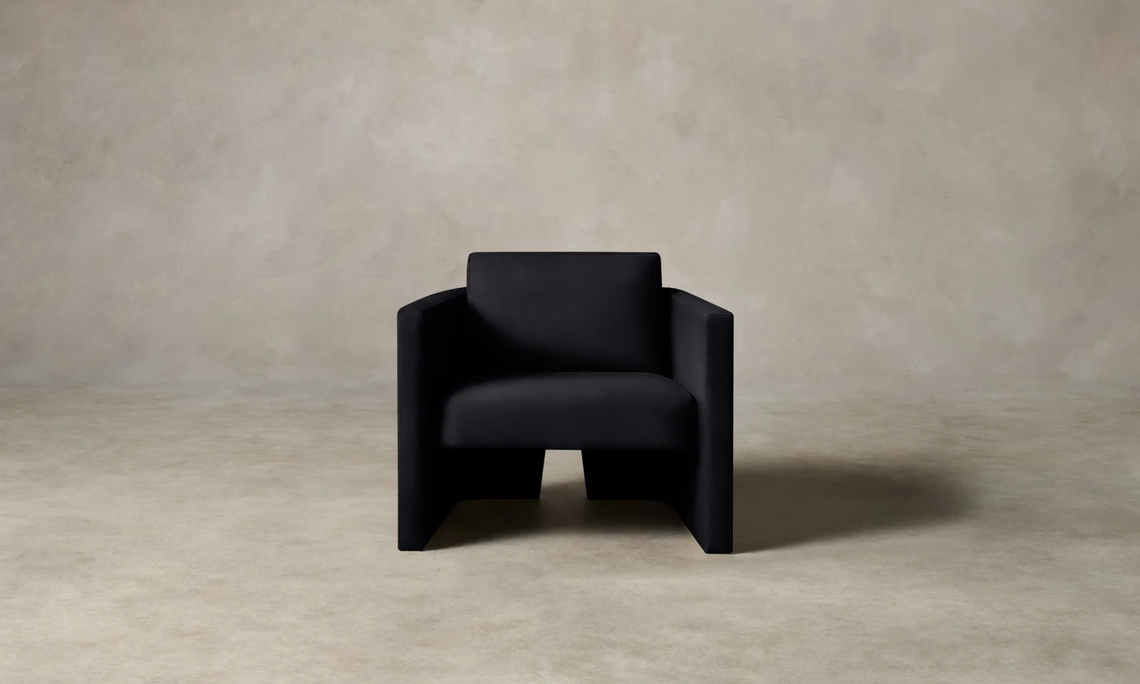 The Separa Chair - Costa Leather Jet by Maiden Home