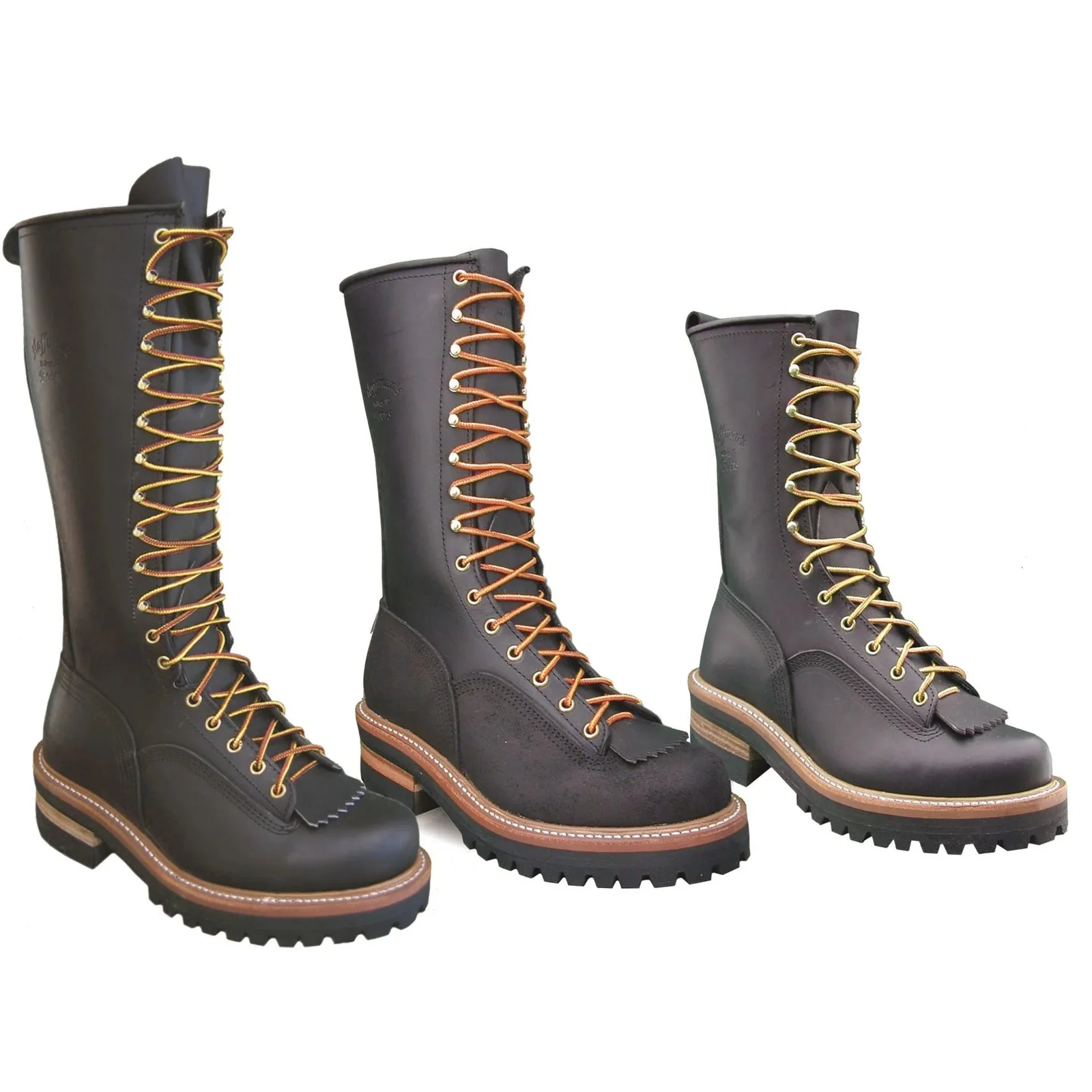 10", 12" and 16" Vibram Work Boots by Hoffman Boots