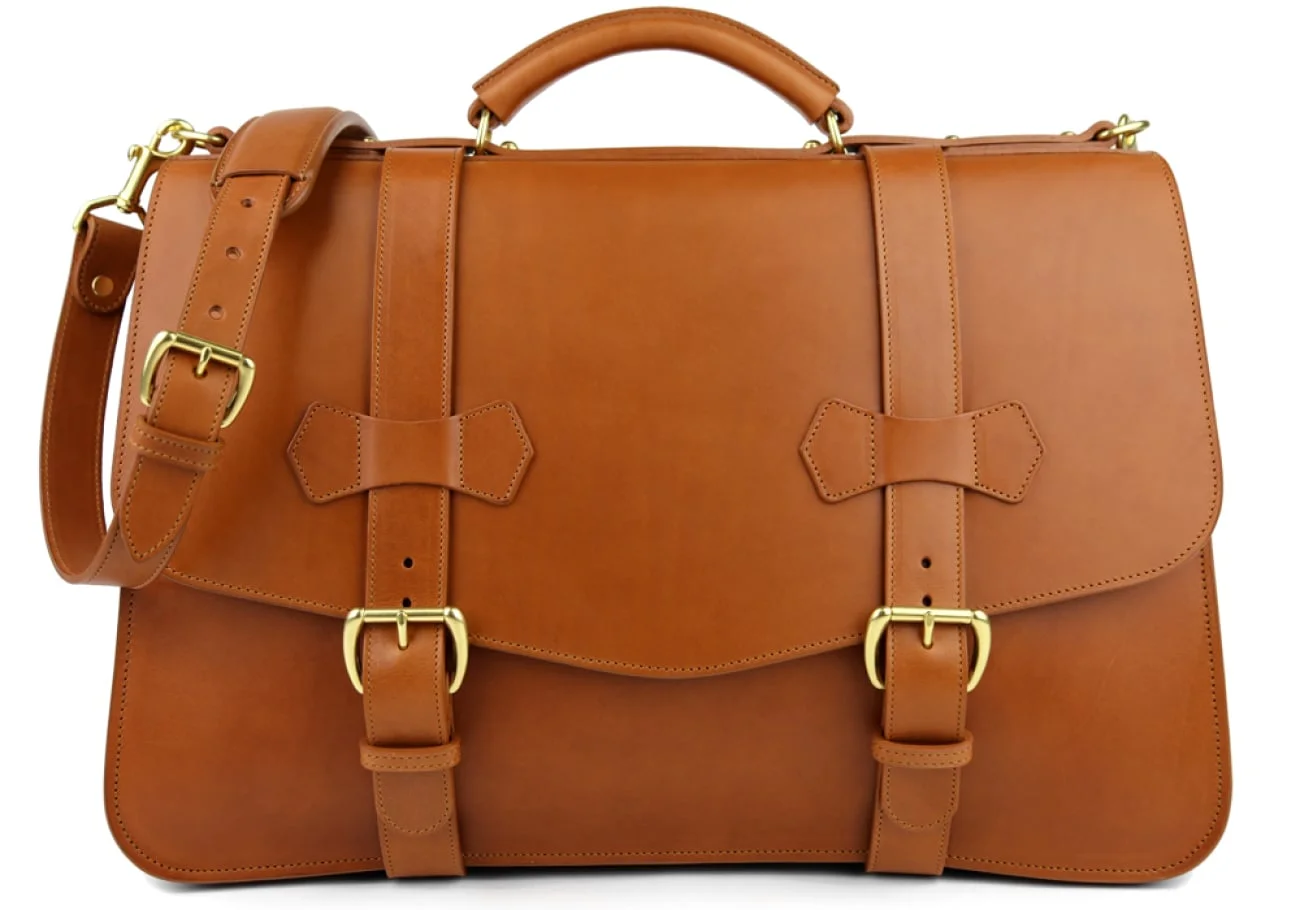 Small Lawyer's Briefcase by Frank Clegg Leatherworks