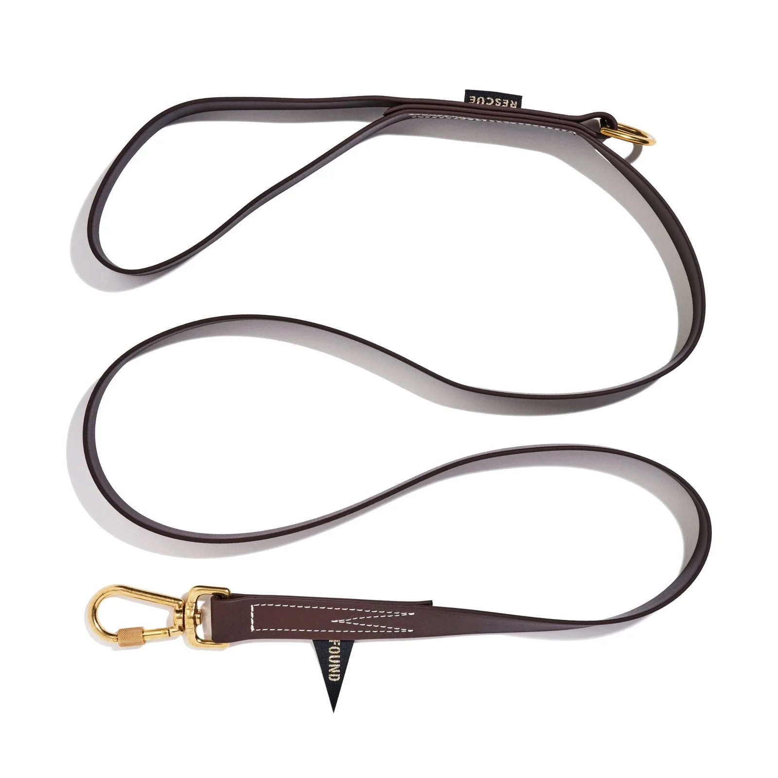 Water Resistant Standard 5ft Leash, Brown | Found My Animal by Found My Animal