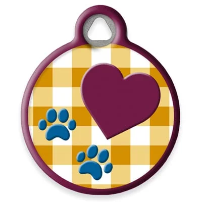 Country Paws Pet ID Tag by Dog Tag Art by Lupine Pet