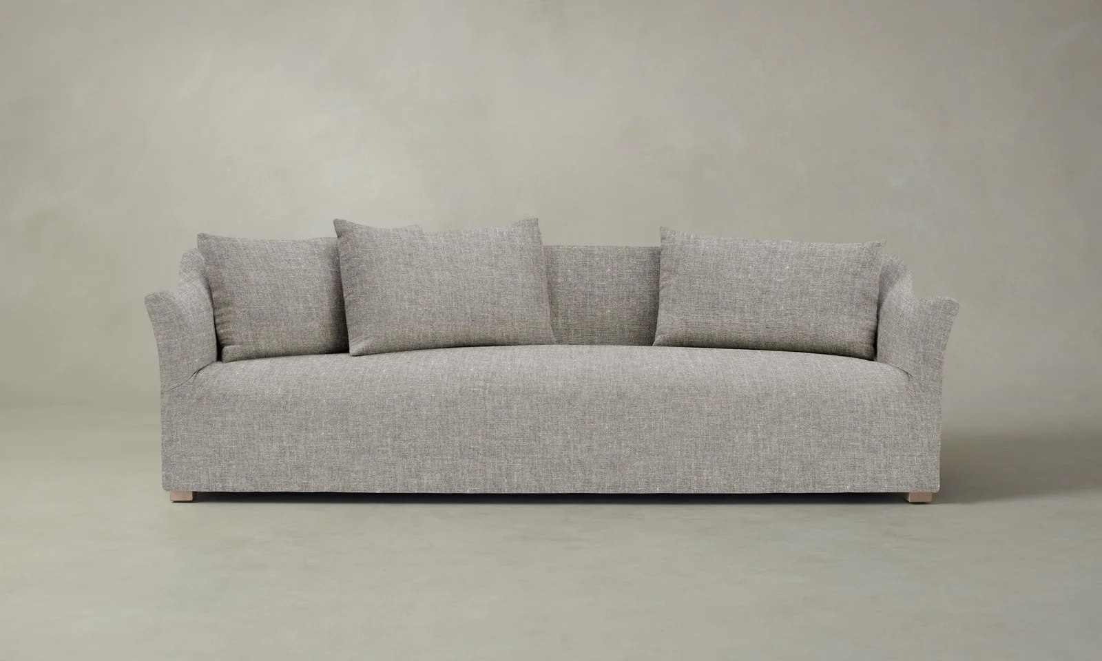 The Lenox Sofa - Heritage Belgian Linen Agate by Maiden Home