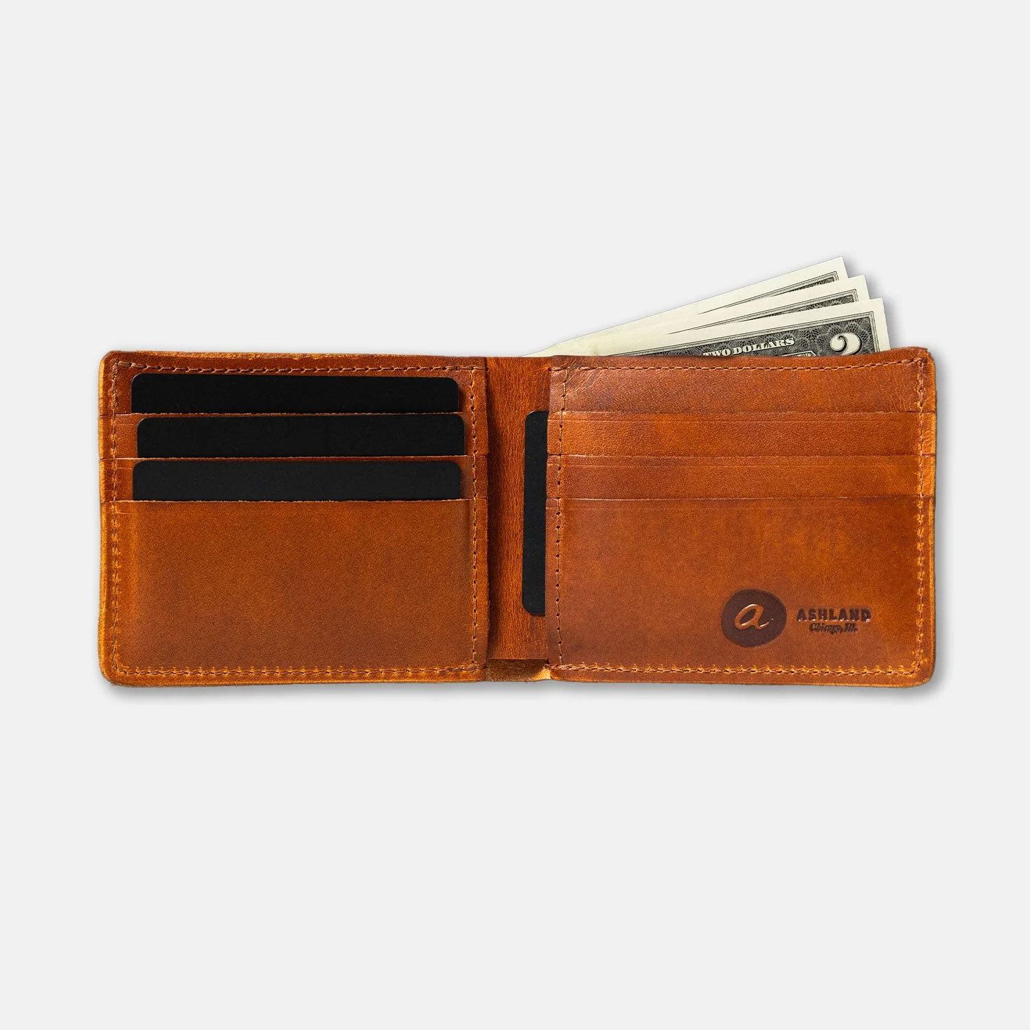 Johnny the Fox Leather Wallet by Ashland Leather