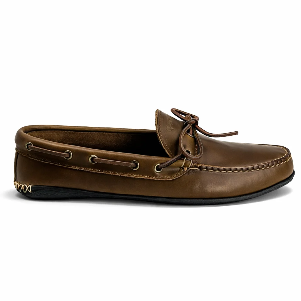 LE Men's Coolside Slipper Horween: Olive by Quoddy