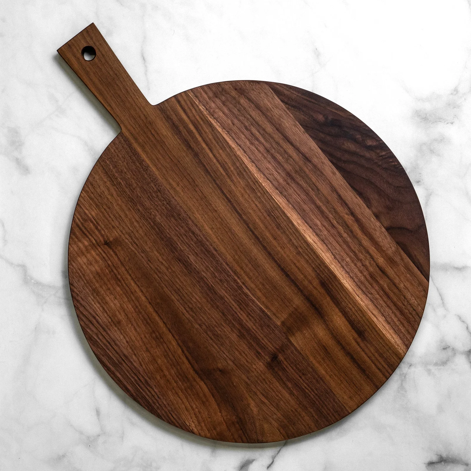 Round Serving Board with handle by Lancaster Cast Iron