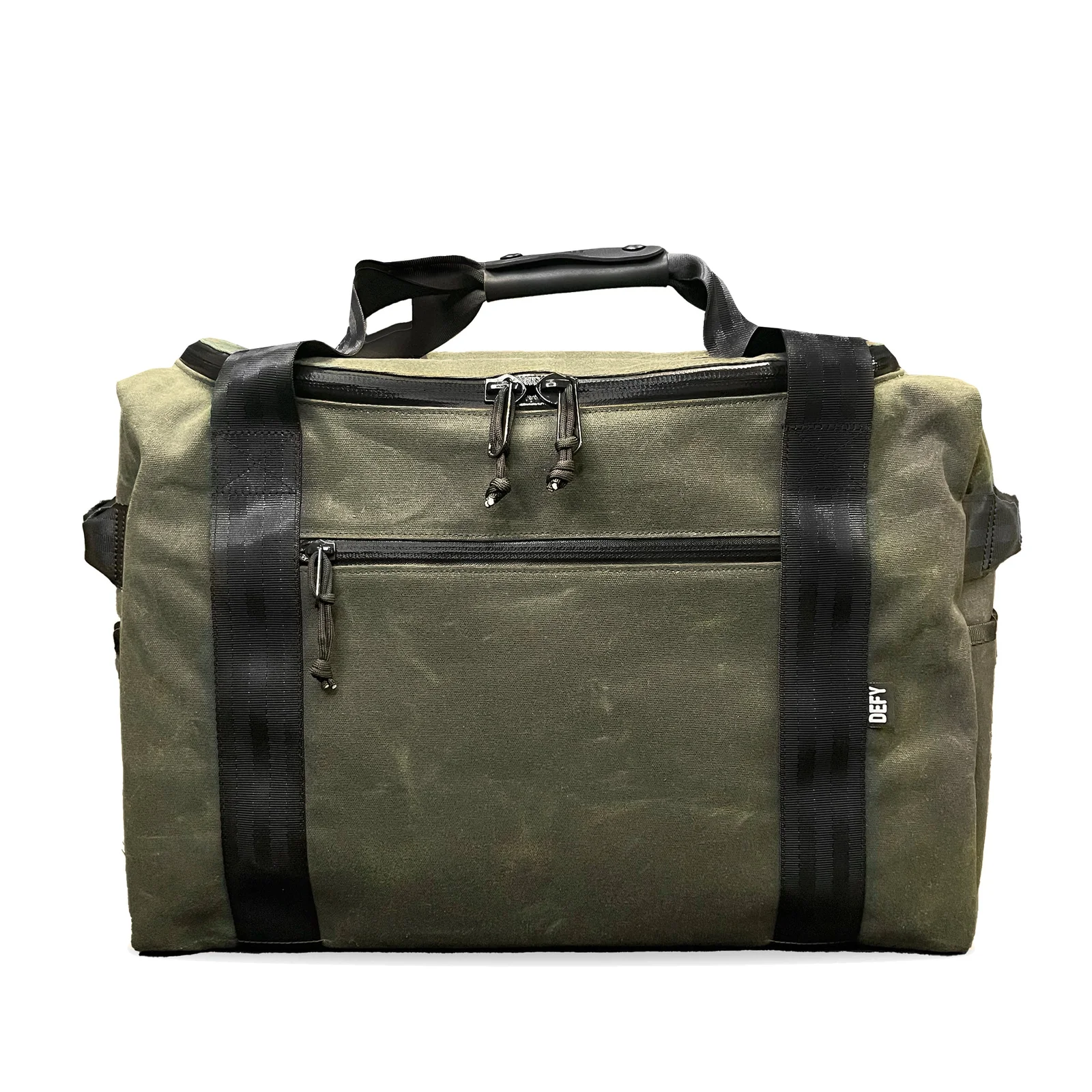 The Rover Backpack / Olive Drab TexWax™ x TexWax™ Autumn Plaid Wax Canvas / Ships in 8-10 Weeks by Defy Bags