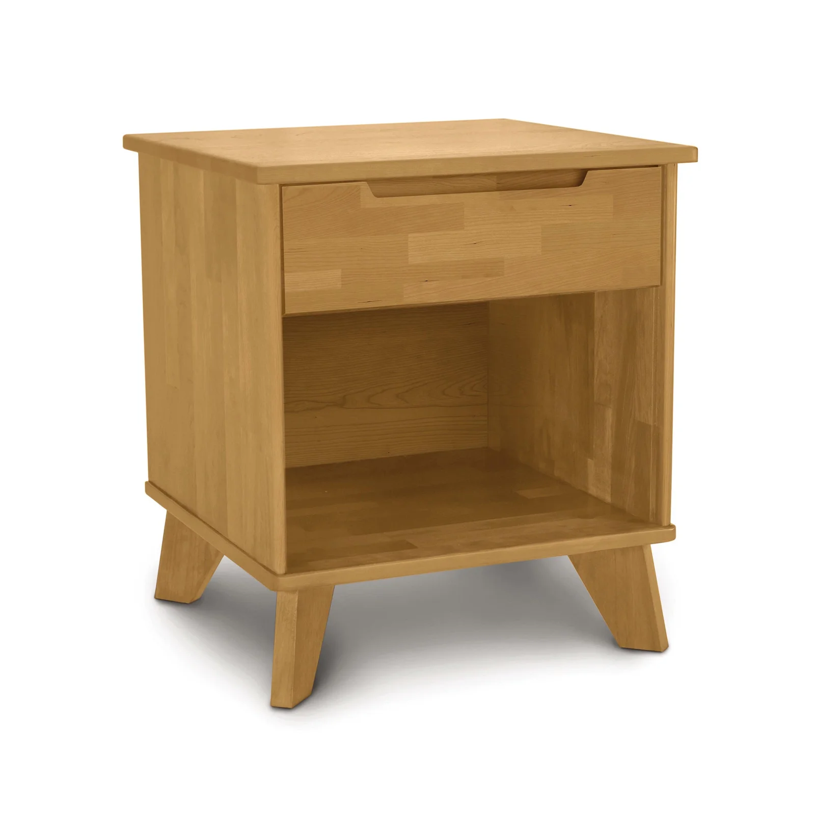 Linn 1-Drawer Enclosed Shelf Nightstand by Vermont Woods Studios