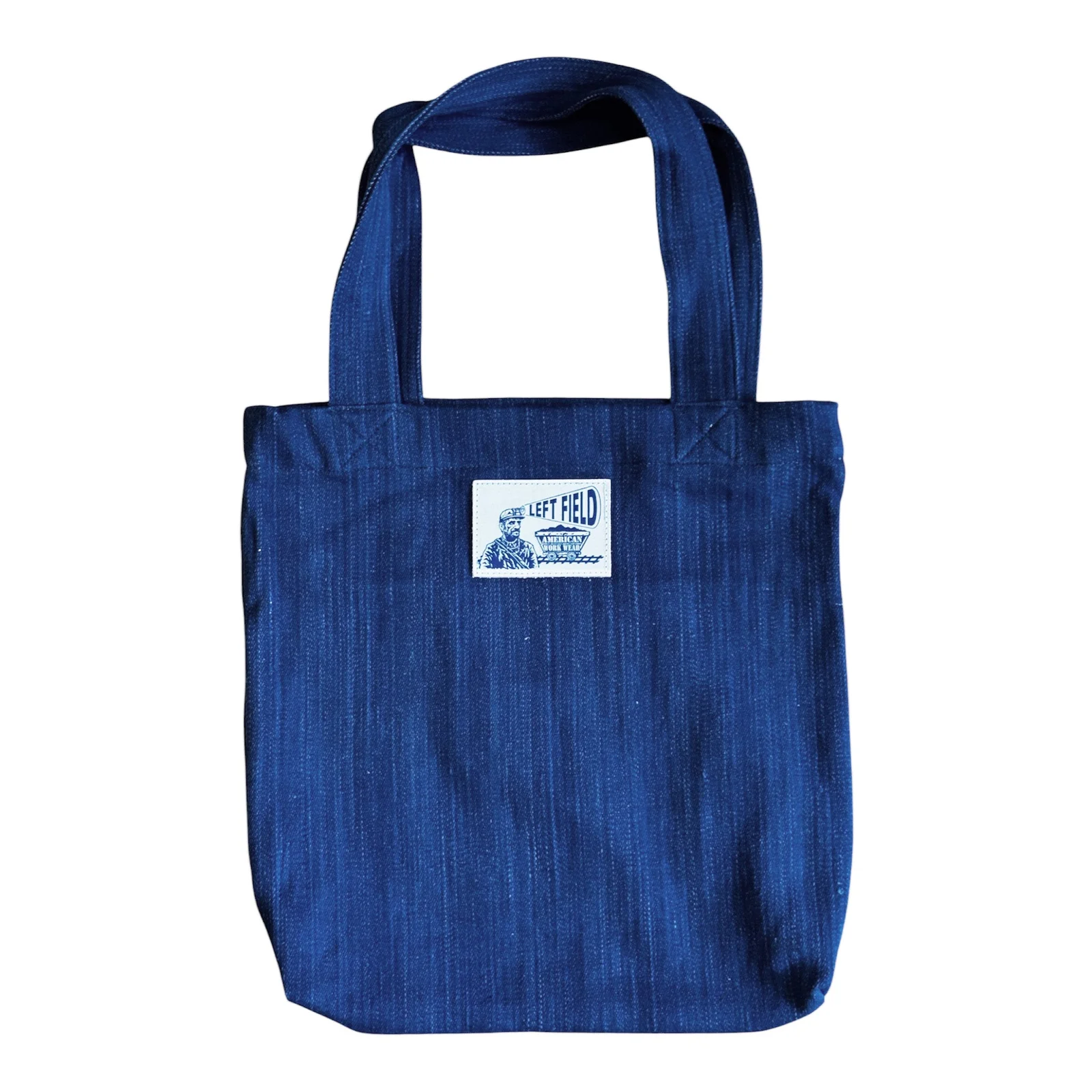 Natural Hank dyed Indigo Tote Bag by Left Field NYC
