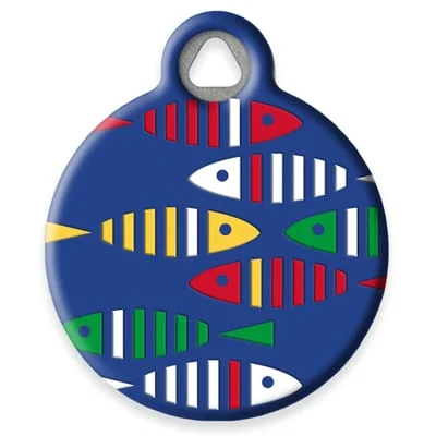 Guppies Pet ID Tag by Dog Tag Art by Lupine Pet