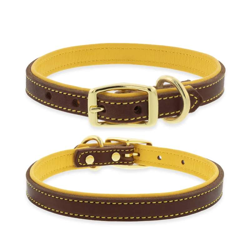 Deer Ridge Leather Dog Collar by Weaver® by Lupine Pet