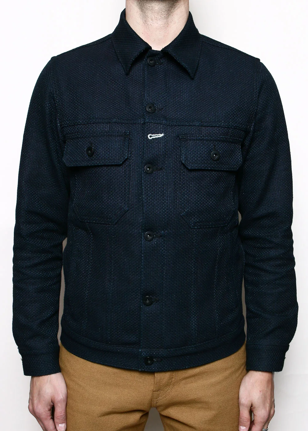 Cruiser Jacket // 15oz Indigo Sashiko by Rogue Territory