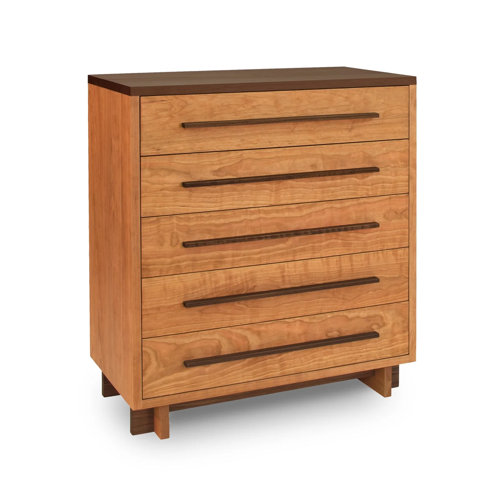 Modern American 5-Drawer Chest by Vermont Woods Studios