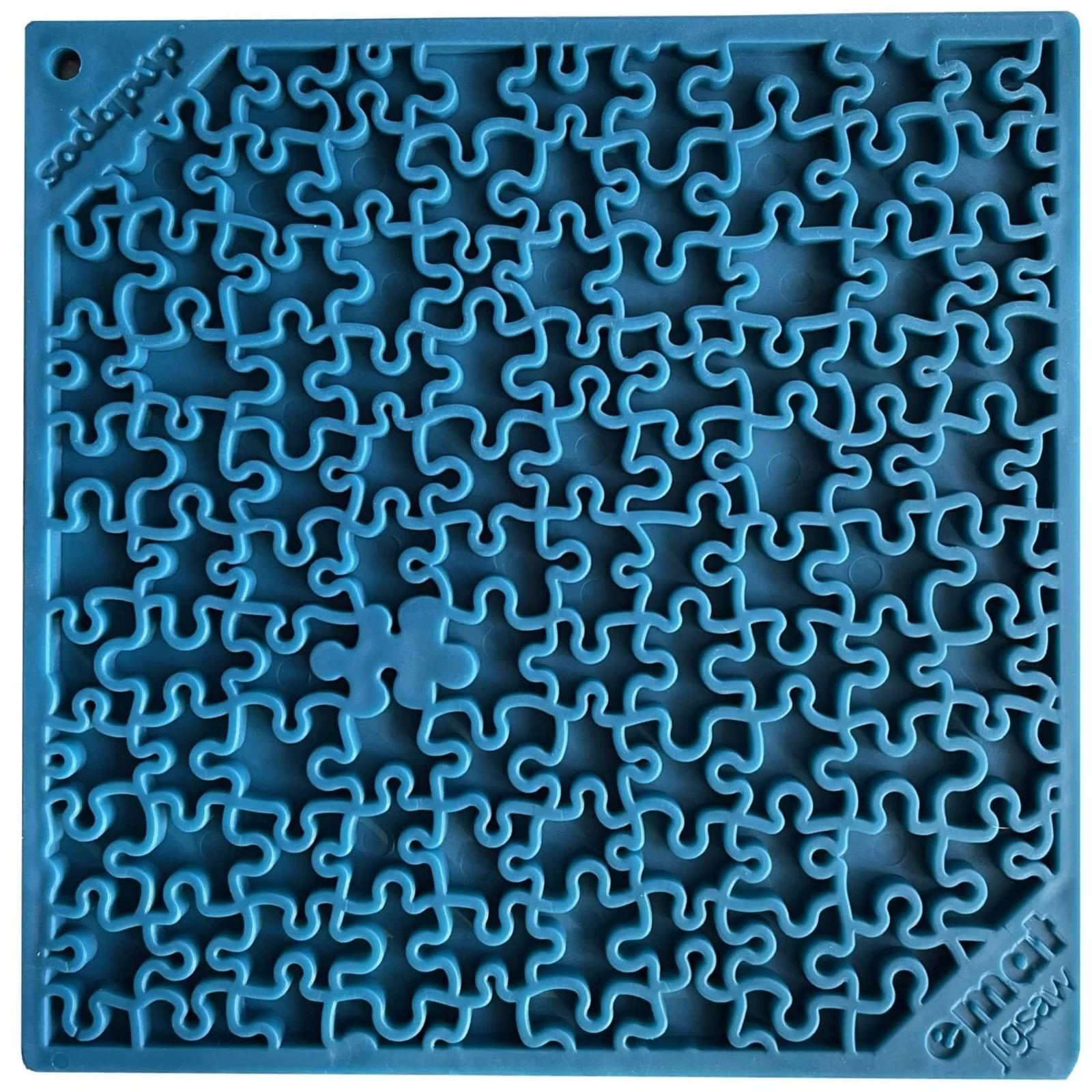 Jigsaw Puzzle eMat - Enrichment Lick Mat for Dogs and Cats | eMat Enrichment Toy for Anxiety Relief | USA Made by SodaPup